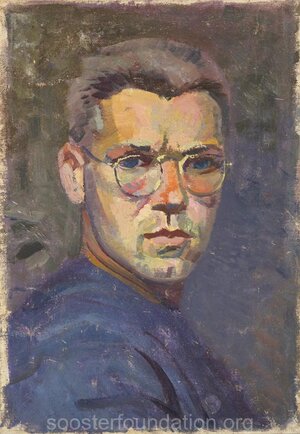 Autoportree. 1956 Õli, lõuend (kangas) 42,5 x 29,5 cm