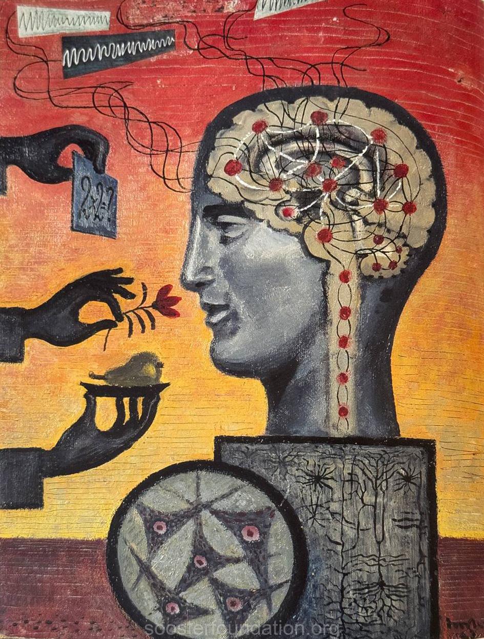 Series "Science and Humanity." Human brain. 1962