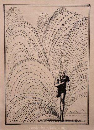 A. Lvov "Bulvar Tselakantus". 1967 Illustratsioonikavand justustusele
