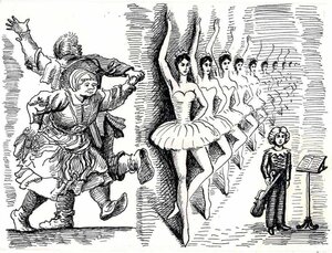 D. Kabalevski “Kolmest vaalast ja paljust muust”. 1960ndad. Illustratsioon