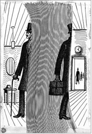 C. Simak „Kõik elav“. 1968. Illustratsioon