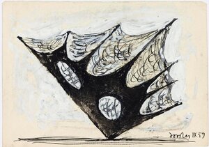 Wings. 1959 Gouache, Ink, paper 13.5 x 19 cm
