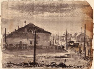 Vaade laagrist. Karlag. 1950-56