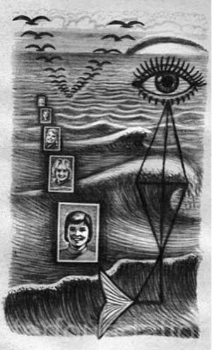 Juhan Smuul „Jäine raamat“. 1967. Illustratsioon
