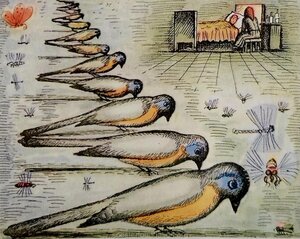 O. Luts „Kevade“. 1972. Illustratsioon