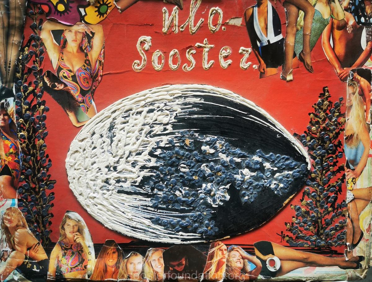 Lydia Sooster  “Ülo Sooster”. Box for photos of Ü. Sooster's works, 1970 Collage, paste