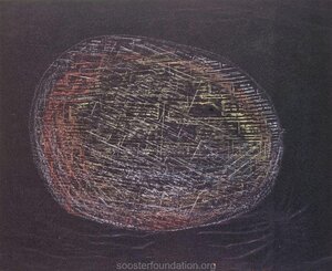 Muna. 1959 Segatehnika, paber 18 x 23 cm