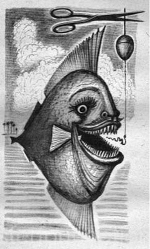 Juhan Smuul „Jäine raamat“. 1967. Illustratsioon