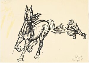 Hobune ja mees. 1957 Tušš ja paber